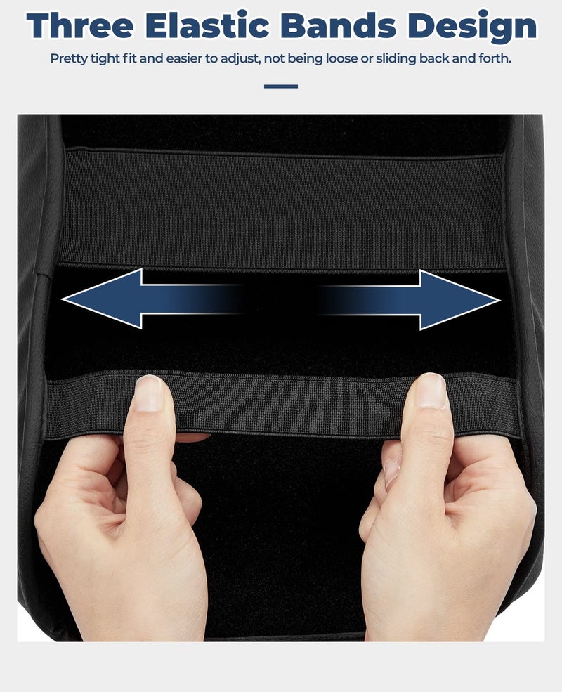 ISSYAUTO Center Console Cover Compatible with 2007-2017 Tundra, 2008-2018 Sequoia, Neoprene Armrest Cover Replacement, Anti-Scratch & Waterproof - Image 3